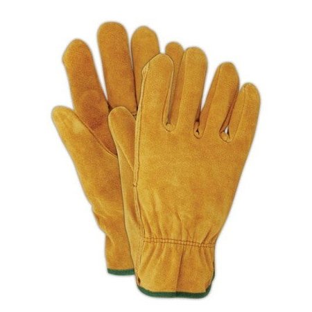 MAGID RoadMaster T340 Tan Cow Split Leather Driver wStraight Thumb, XL, 12PK T340-XL